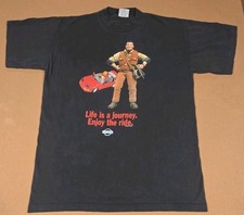 Vintage 90s Nissan 300zx Life is A Journey Barbie GI Joe T Shirt Size Medium