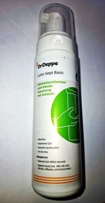 Dr. Deppe Lotio Sept Basic alkoholfrei Händedesinfektions und waschmittel Schaum