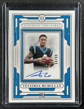 JSY# 4/99 TETAIROA MCMILLAN 2025 NATIONAL TREASURES ROOKIE AUTO FIELD PASS RC