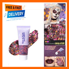 Body Glitter Gel Sparkly Face Hair Makeup 50ml for Skin Nails DIY Party