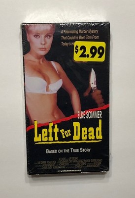 LEFT FOR DEAD VHS ELKE SOMMER BASED ON TRUE STORY MYSTERY HTF ACE VIDEO 1995