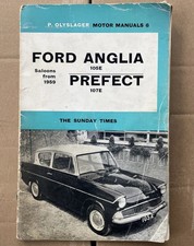 Ford Anglia 105E Prefect 107E Cars 1959 P. Olyslager Motor Manual 6 Handbook