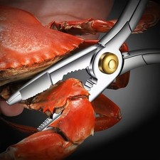 2Pcs Seafood Tools Set Zinc Crab Claw Leg Cra...