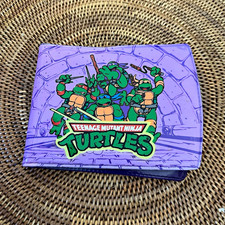 Nickelodeon Teenage Mutant Ninja Turtles Purple/Green Graphic Bifold Wallet