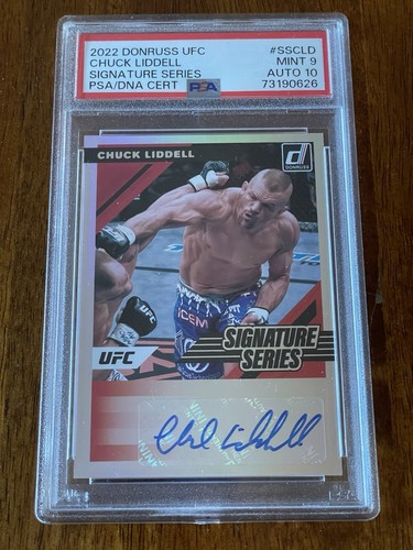 Chuck Liddell #SS-CLD 2022 Panini Donruss UFC Signature Series card