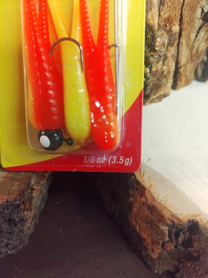 Комбинированная приманка Johnson Beetle Spin оранжевая и желтая Bsvp 1/8 унции 2 упаковки - Изображение 3 из 4