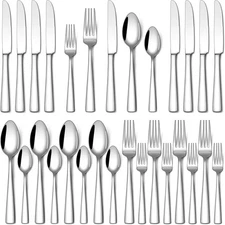 Stapava 20 Piece Silverware Set, Food-Grade Stainless Steel Flatware Sets for 4 
