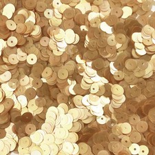 5mm Sequins Mango Orange Transparent Matte Rainbow Frost Made in USA