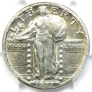 1923-S Quarter Standing Liberty San Francisco Mint SLIVER COIN in FINE CONDIT