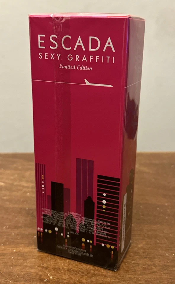 SEXY GRAFFITI BY ESCADA EDICIÓN LIMITADA 3,3 oz 100 ml edt spray nuevo sellado Foto 3 de 4