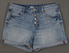 UJ15470 OLD NAVY HIGH RISE DENIM WOMENS JEAN SHORTS sz6