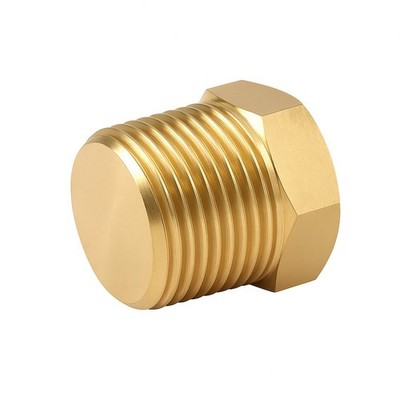 10x Westco 3/8'' BSP Massiv Messing Stopfen - Außengewinde Endanschlag