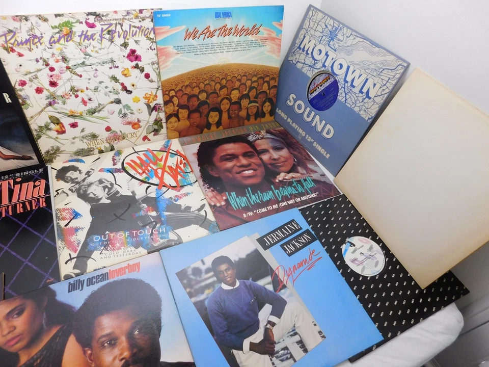 SINGLES Funk Soul & Pop Vinyl Record LP Collection x26 Tina Turner Wham! Jackson - Image 4 of 4