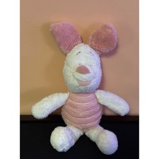 Disney Winnie the Pooh Classic Piglet Plush Stuffed Animal Rattle Chime 10 inch