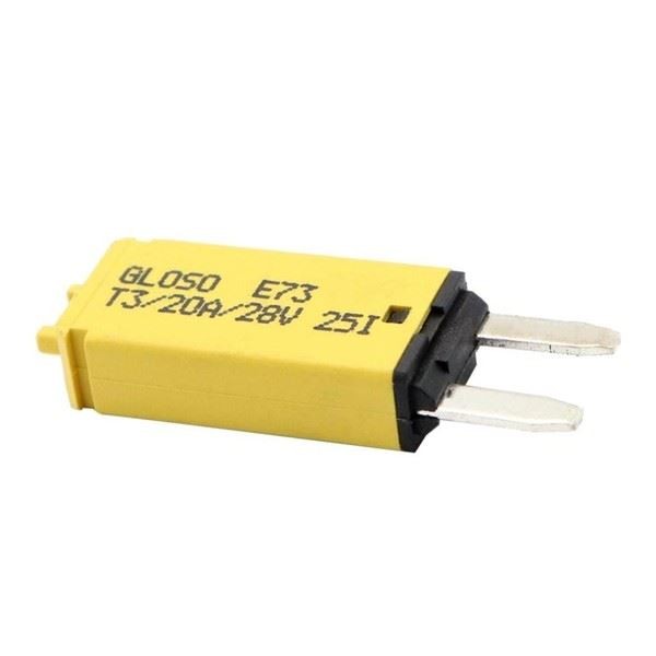 Eurowagens HandrüCkstellbar 12V-24V Kfz Sicherungsschalter 20AMP-image