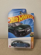 Hot Wheels 2023 '17 Audi RS 6 Avant Green HW Wagons 1/5 Card 187/250 Diecast NIP