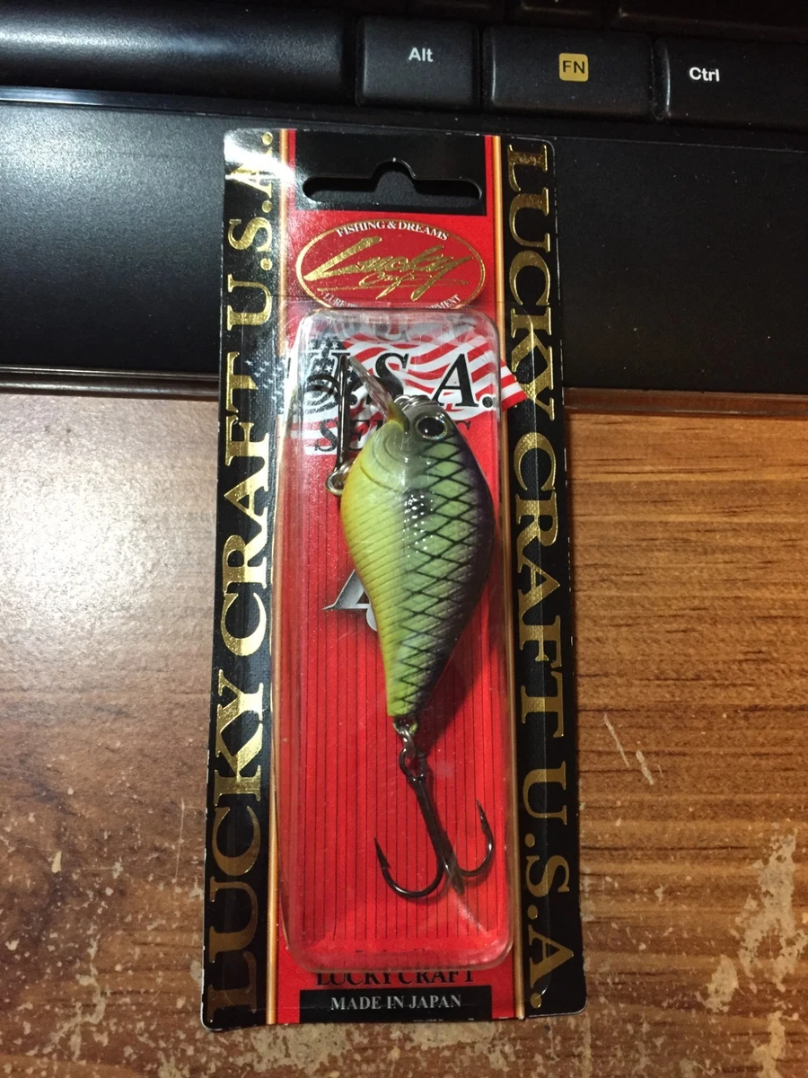 Lot De 2 Leurres De Pêche Lucky Craft FAT CB BDS 4F - Crankbait Big Daddy Strike Ou Tennessee Shad - Pour Eau Douce