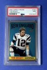 2005 Topps Chrome Tom Brady New England Patriots Throwbacks #TB10 PSA 9 MINT