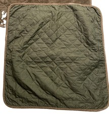 Ralph Lauren Vintage Corduroy Euro Sham Green Cotton equestrian 30   