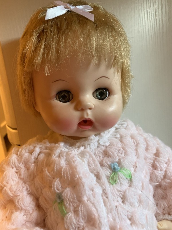 1964 VTG Effanbee 14 In TWINKIE Baby Doll Sleep Wet Original Clothes Squeaker W