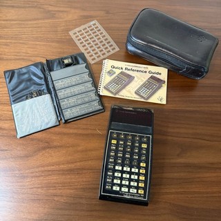 1977 Texas Instruments TI 59 Programmable Calculator Module Cards Manual Case