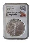 2023 American Silver Eagle MS 70 NGC First Day Gaudioso