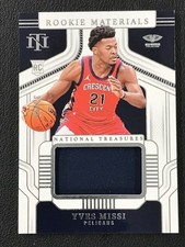 2024-25 Panini National Treasures #RM-YVE Yves Missi Rookie Materials /99