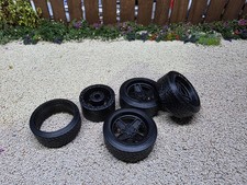 1/18 scale Ford RS 4 spoke CONCAVED Wheels & resin Tyre Model Diecast CLASSIC