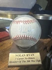 Nolan Ryan SIGNED AUTOGRAPHED Baseball w/ Display