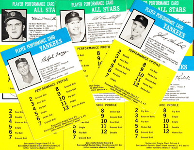 1964 Hasbro CHALLENGE THE YANKEES cards  - **YOU CHOOSE**