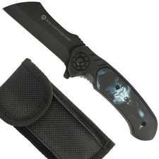 Klappmesser Wolf G&uuml;rteltasche Klinge schwarz Taschenmesser Outdoor Messer Scharf