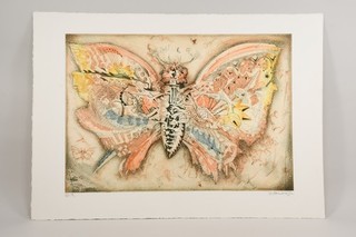 O19N52 Simon Dittrich (1940 2024) Etching Untitled E.A. Signed (19)82