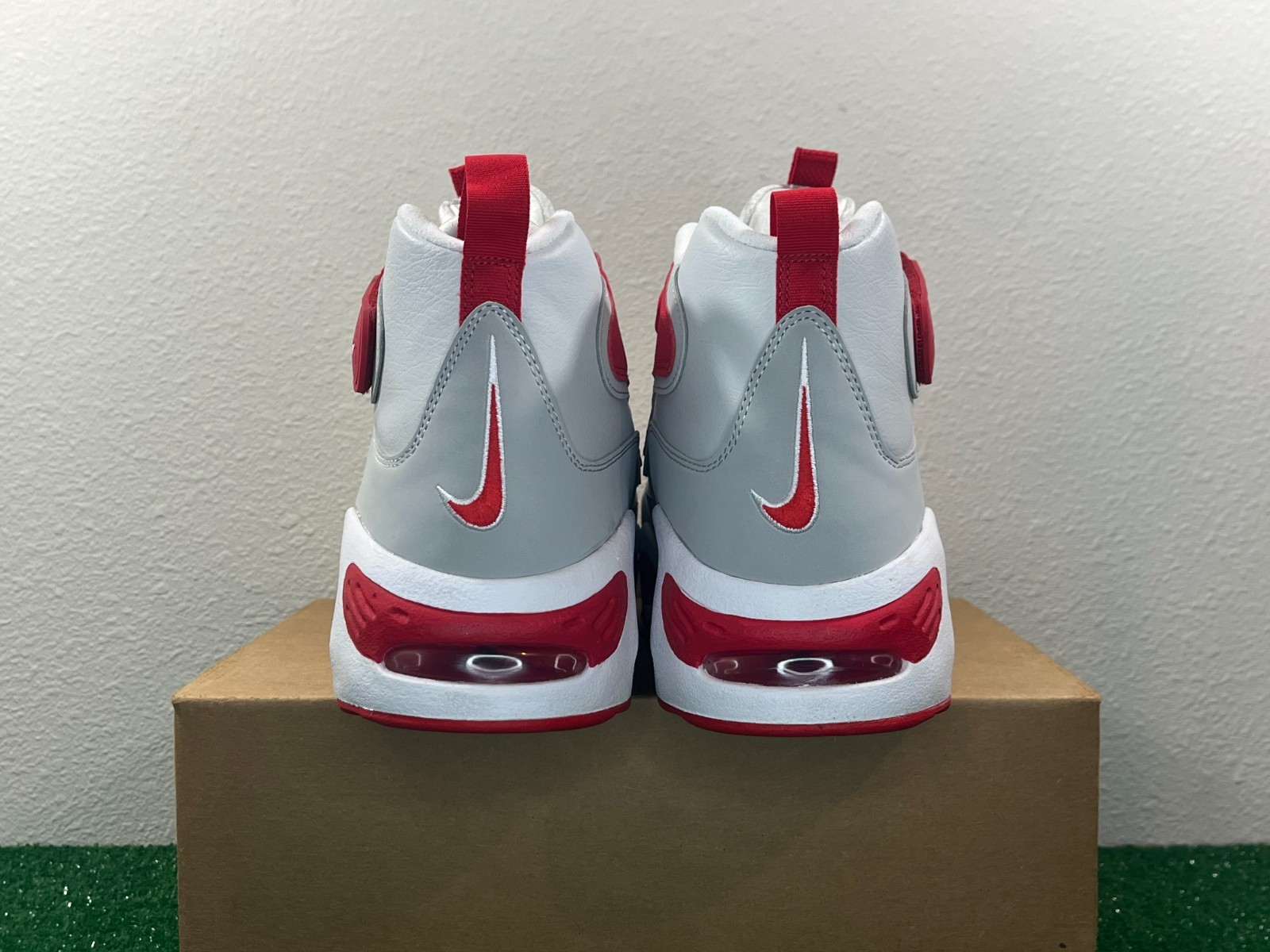 Sz 14 Men - Nike Air Griffey Max 1 Cincinnati Reds Grey Red Shoes RARE FD0760 image 4