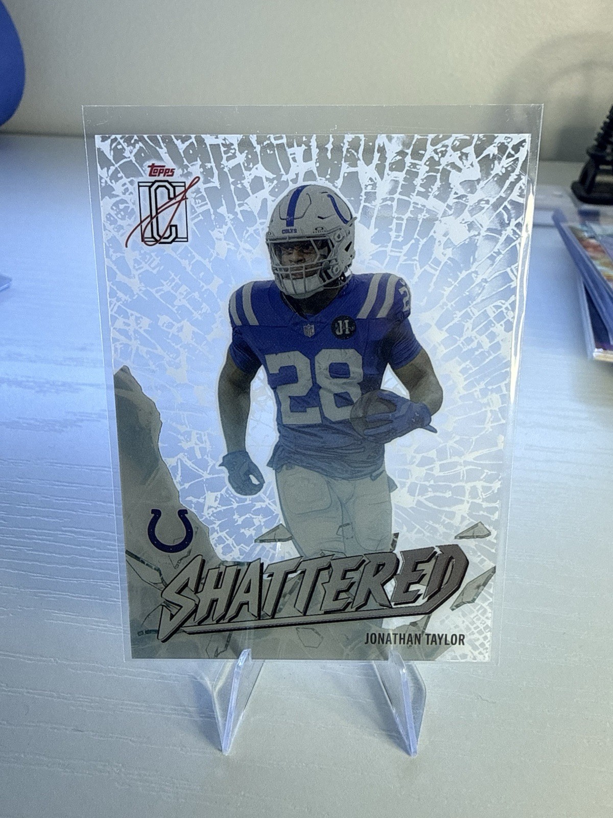 JONATHAN TAYLOR 2025 TOPPS SIGNATURE CLASS SHATTERED #S-14 COLTS CASE HIT