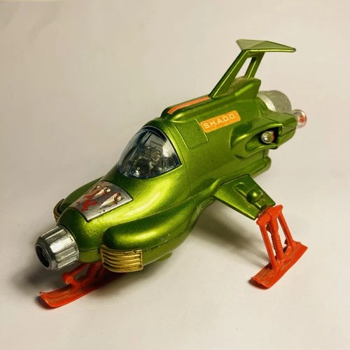 Dinky Toys #351 SHADO UFO Interceptor Red Ski's - Original Vintage (ref10)