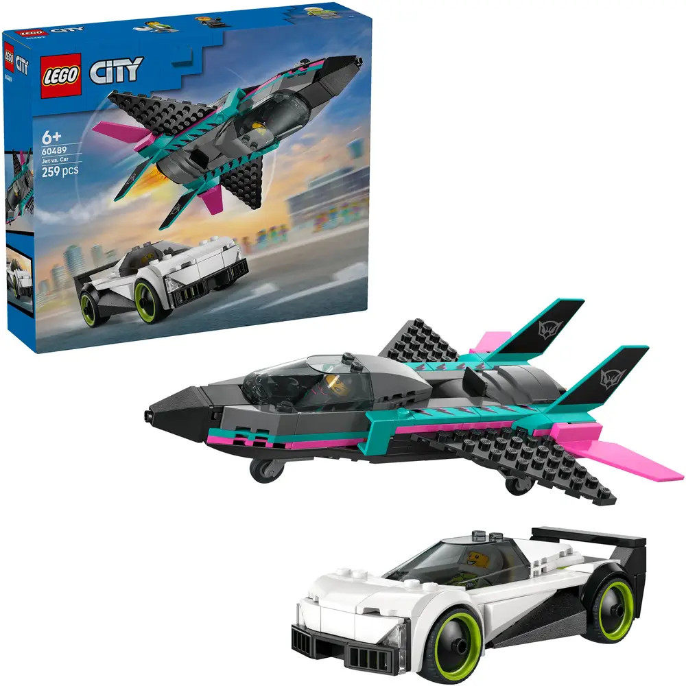 Lego LEGO City Jet vs. Car Toy Cars and Jet Toy Playset - Bild 9