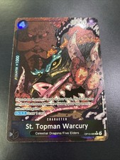 One Piece St. Topman Warcury Alt Art #OP13-089 NM