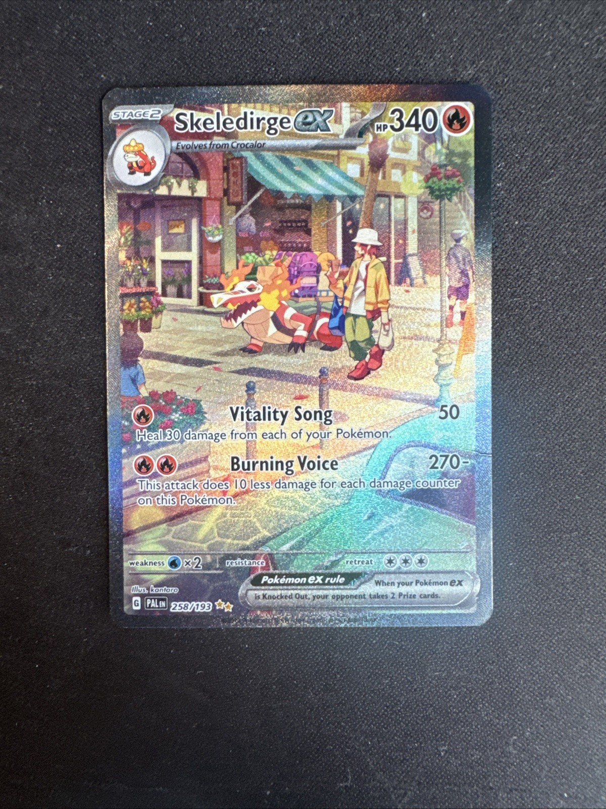 Pokémon - Skeledirge ex 258/193 - Paldea Evolved - Special Illustration Rare