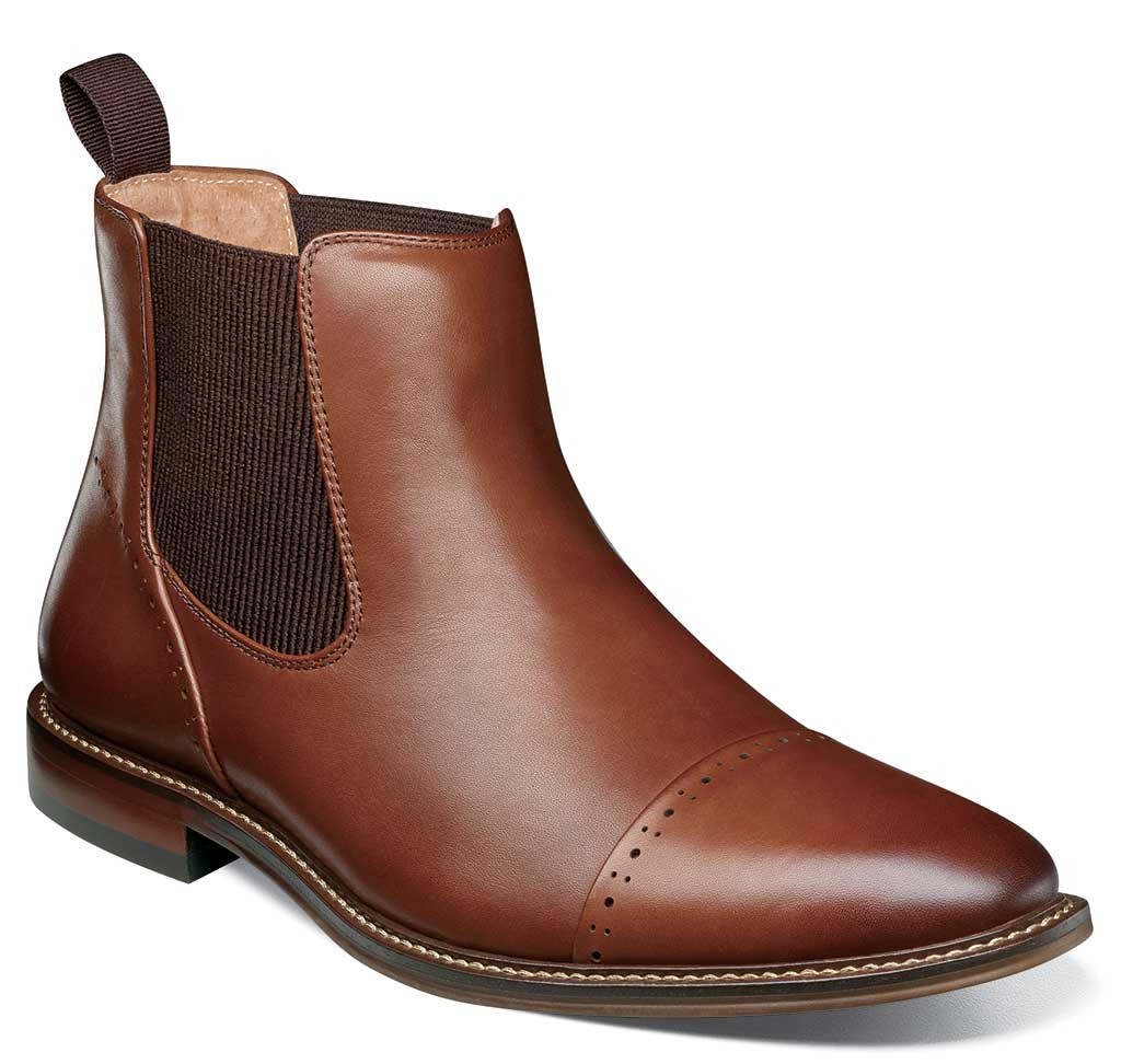 Stacy Adams Shoes Maury Cap Toe Chelsea Boot Chocolate Size 11.5 — photo 2