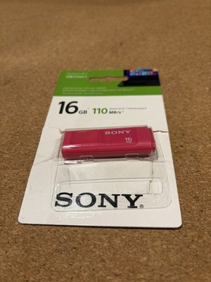 Sony 16GB Windows/Mac USB Stick in Pink geöffnet nie benutzt