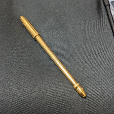 Louis Vuitton Mechanical Pencil Gold Metal Twist Click Push Mechanism Japan