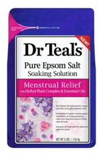 Dr Teal  s Pure Epsom Salt Soaking Solution   Menstrual Relief, 1.4kg