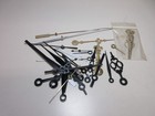 LOT OF VINTAGE MODERN CLOCK HANDS CLOCKMAKER REPAIR PARTS CRAFT ASSORTED #35 — photo 2