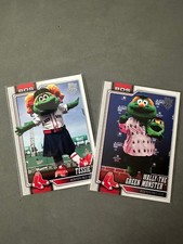 2026 Topps Celebrations Mascots Wally The Green Monster & Tessie #M-2 & #M-26