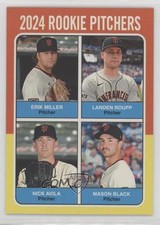 2024 Heritage High Number Quad Rookies Mason Black Erik Miller Nick Avila 0s2
