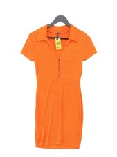 AsYou Bodycon Midi Dress UK10 in Orange