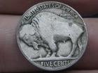 1924 D Buffalo Nickel 5 Cent Piece- Denver- Good Reverse Details