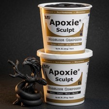 Aves Apoxie Sculpt 1.81kg (4lb) Black Epoxy Modelling Compound - 24 Tracked
