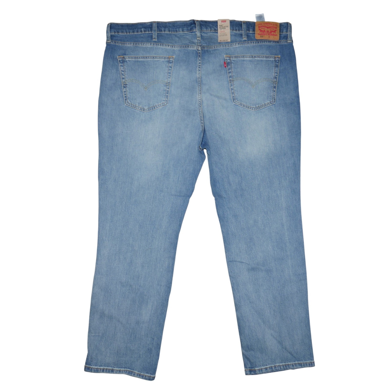 Men's Size 50x32 Athletic Fit Stretch Medium Wash Denim Nwt
