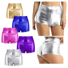 Women's Boyshorts Night Club Shorts Exercise Bottoms Party Hot Pants Dance Gym